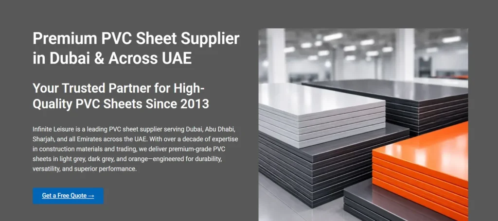 seo for pvc sheet supplier in dubai uae